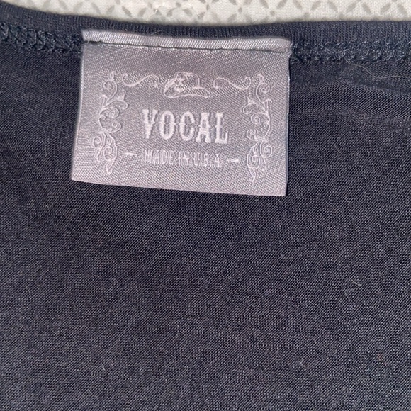 Embellished Black Women's Top medium - Picture 6 of 9